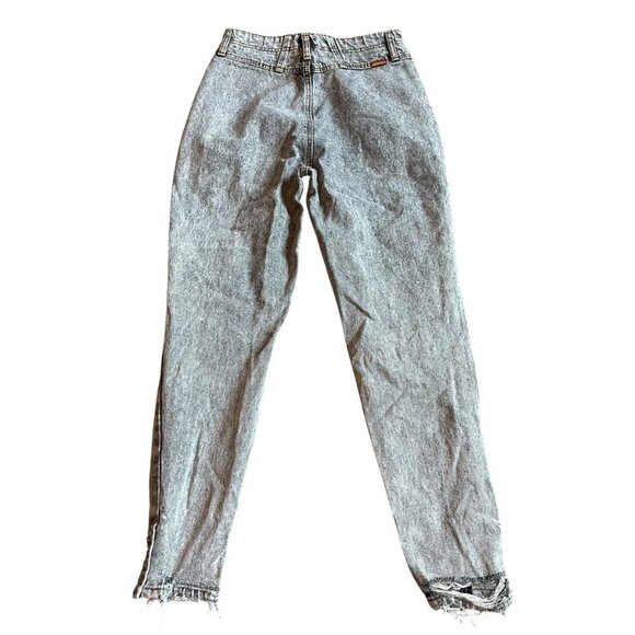 Jordace Retro Vintage 1990s Straight Leg Jeans Pants Logo Distressed Size 28 - Picture 8 of 14